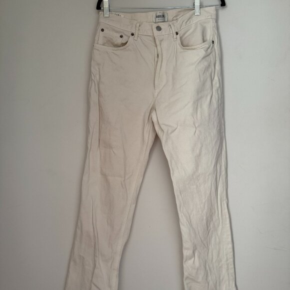 Agolde Lana Jeans in White (Size 28) - Picture 1 of 6